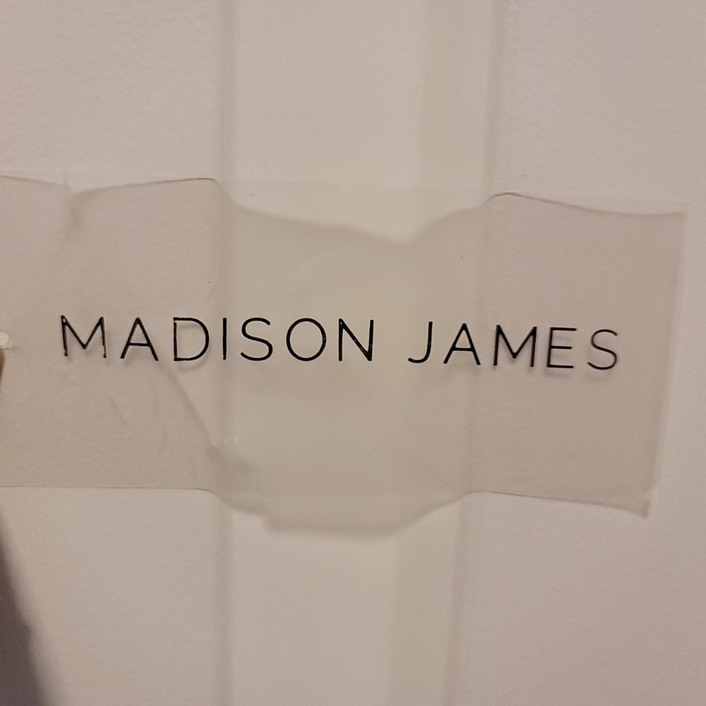 Madison James Ivory and Gold dress with Train - Picture 5 of 9